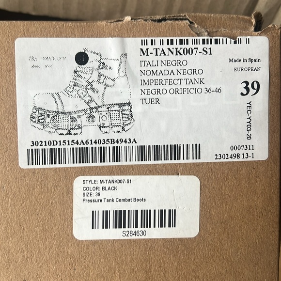 New Rock Unisex Tank Boots Sz 39 - Picture 9 of 9